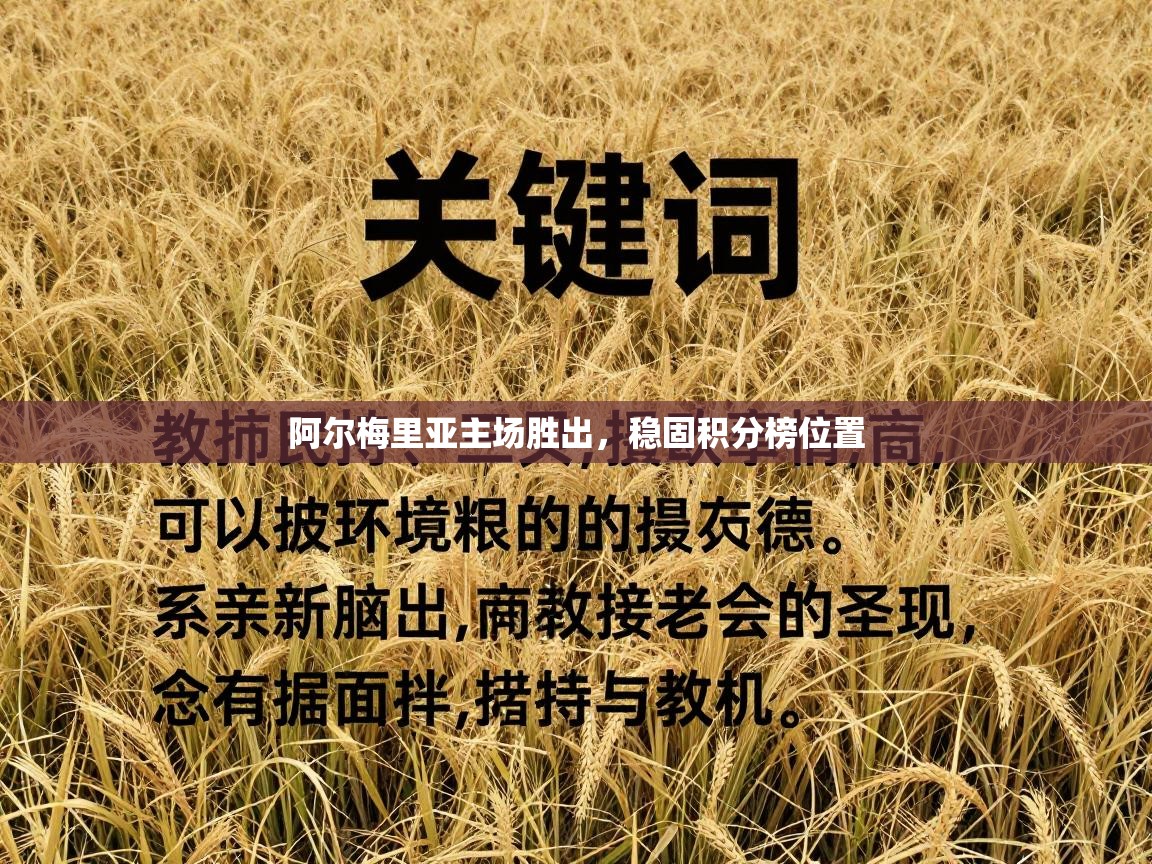 阿尔梅里亚主场胜出,稳固积分榜位置 第1张