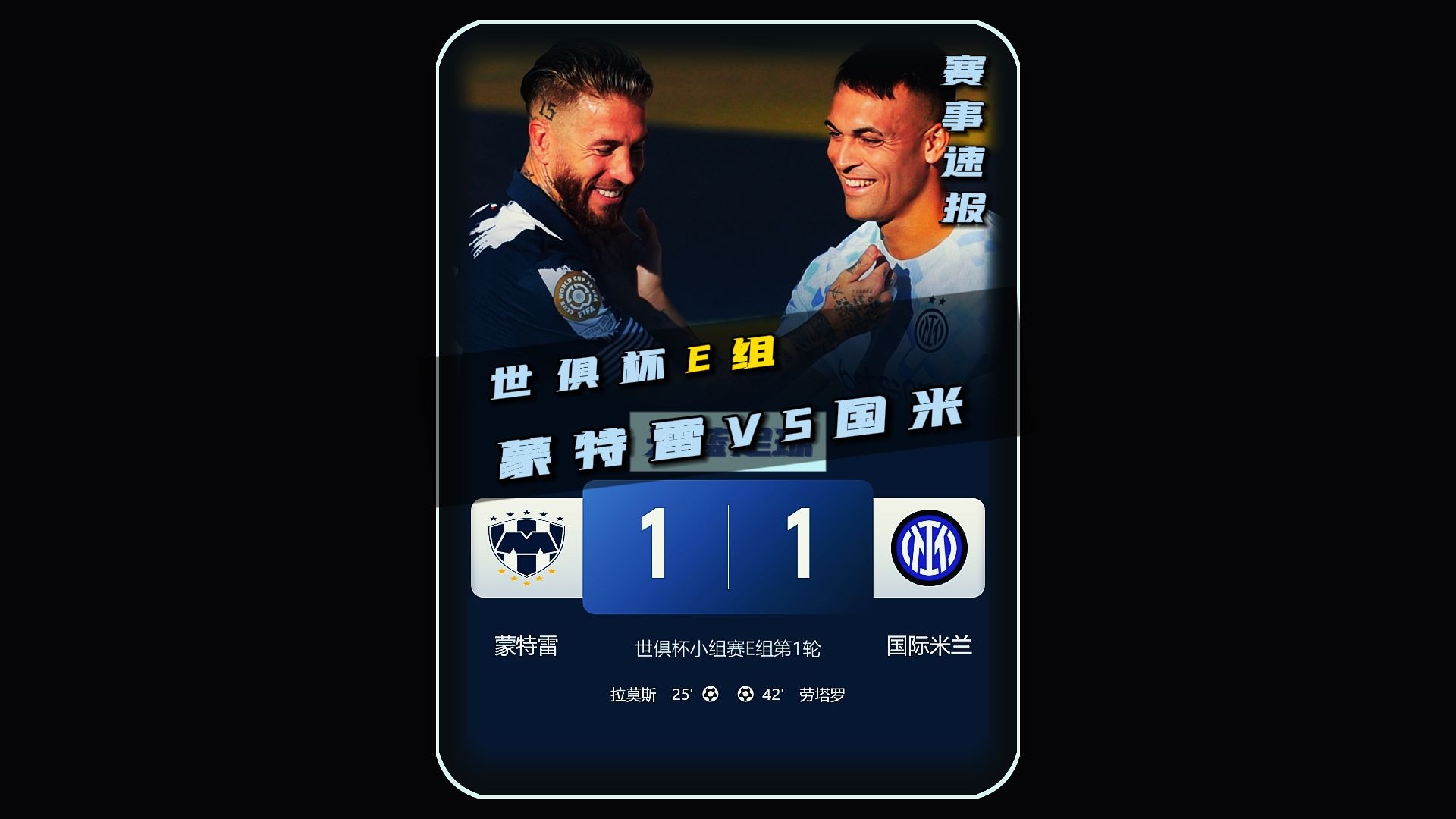 包含蒙特雷保持连胜势头，世俱杯冠军呼之欲出的词条