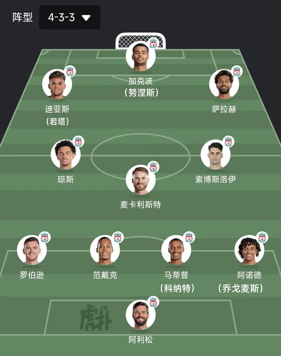 包含利物浦战术调整显效，力争世俱杯更好名次的词条